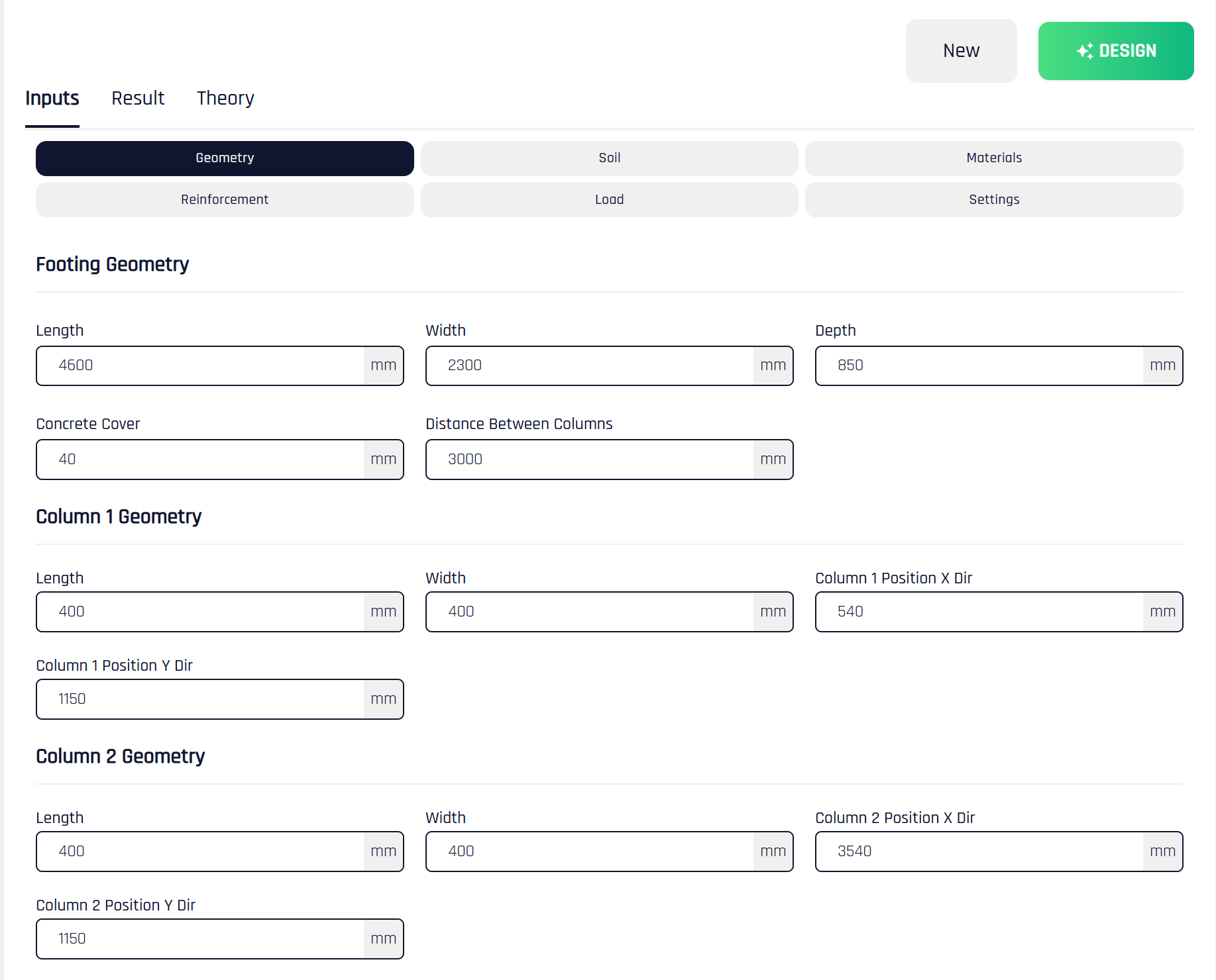 Foundation Calcs Validation